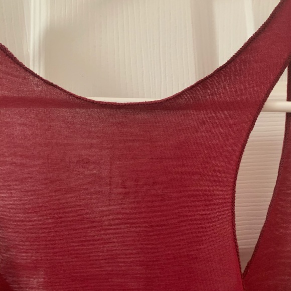 NWOT Soft Y&R Racerback Tank Top w/ Floral Design - Picture 5 of 5